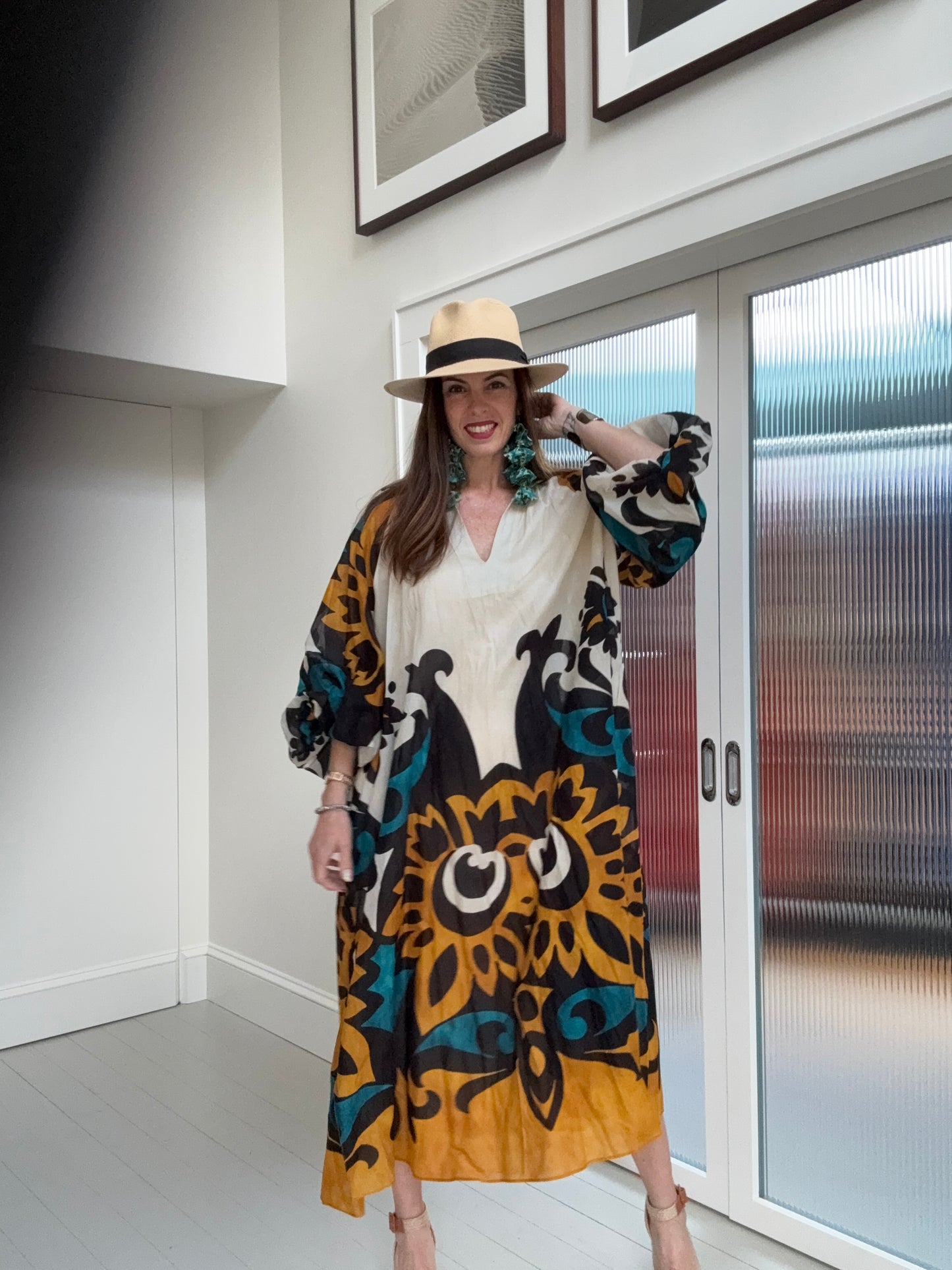 Chirpy Long Sleeve Maxi Dress