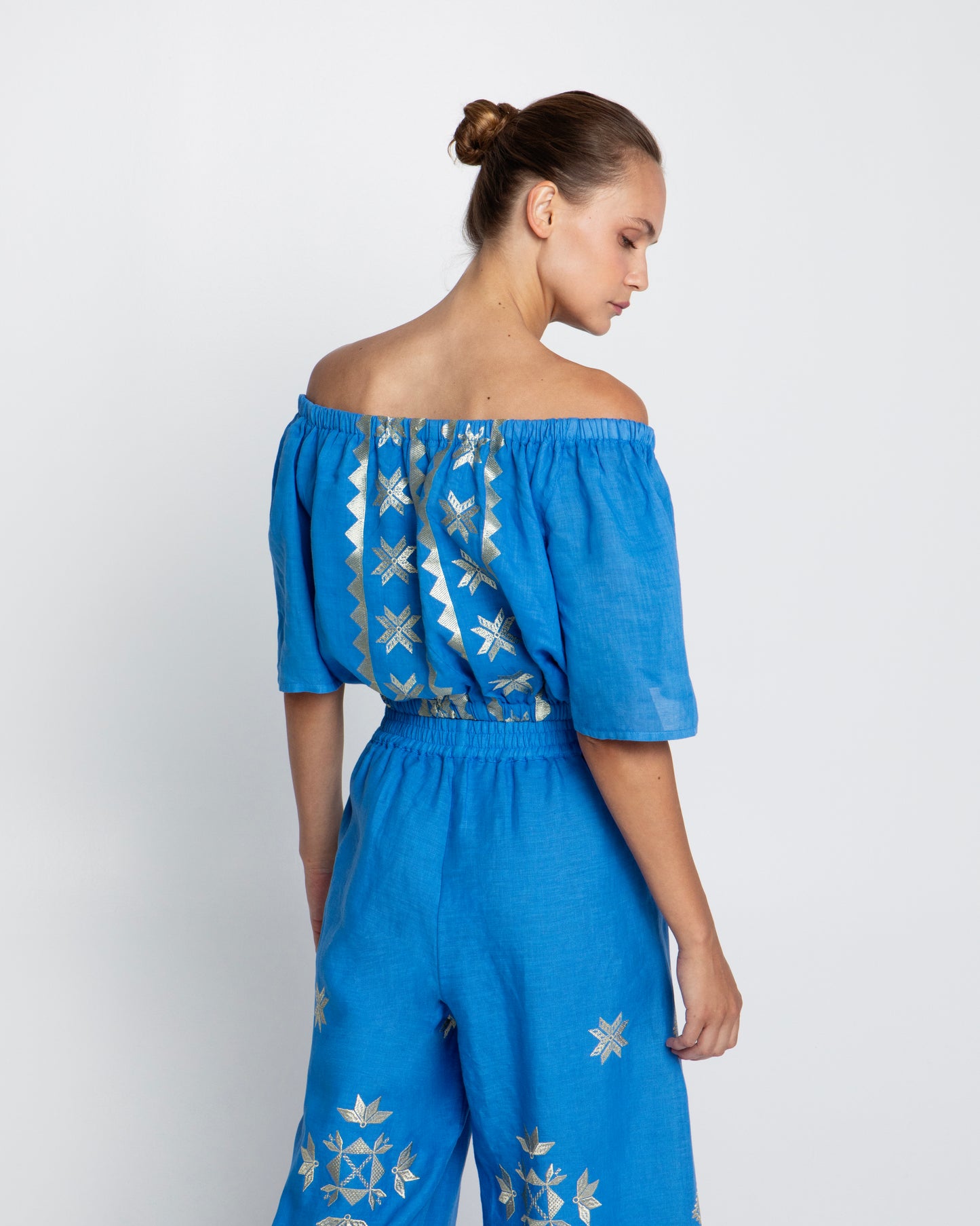 Lefkada Off Shoulder Crop Top
