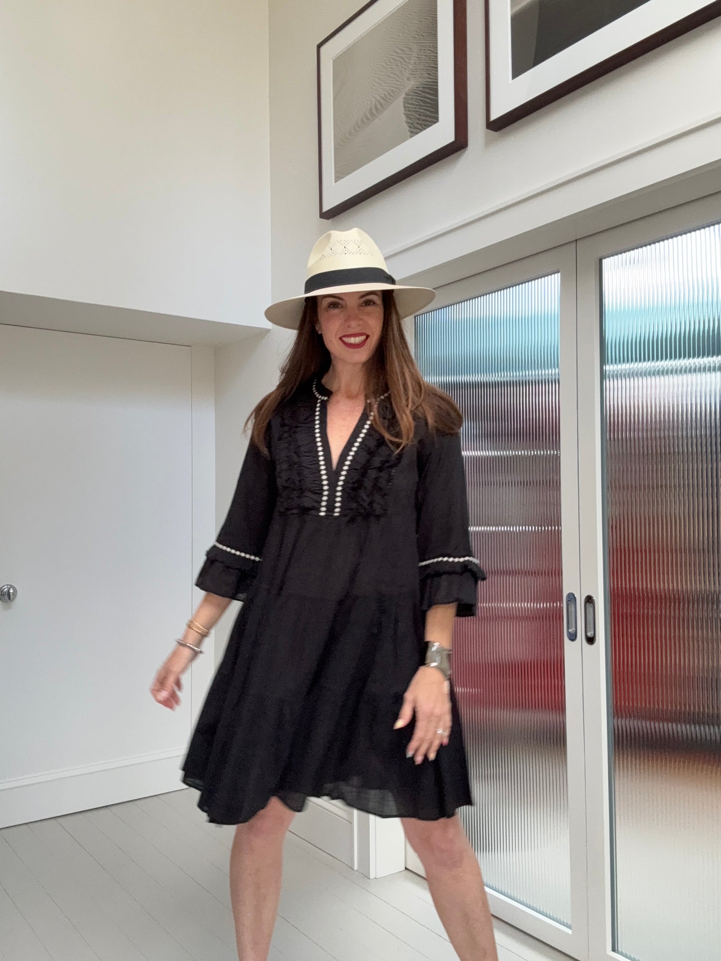 Efisto Long Sleeve dress