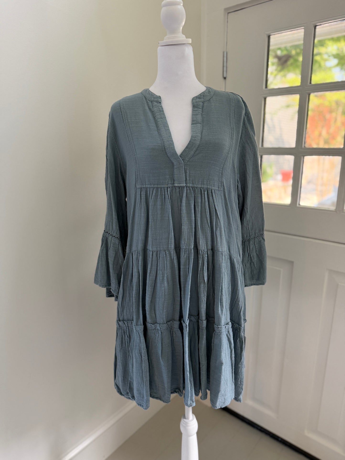 Layla Long Sleeve Cotton Dress