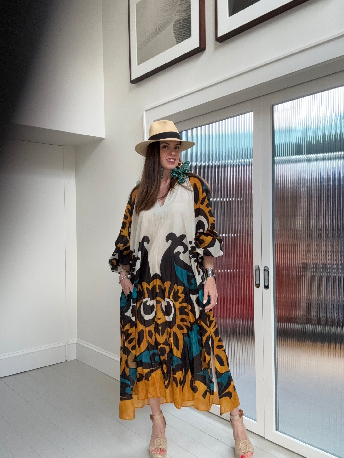 Chirpy Long Sleeve Maxi Dress