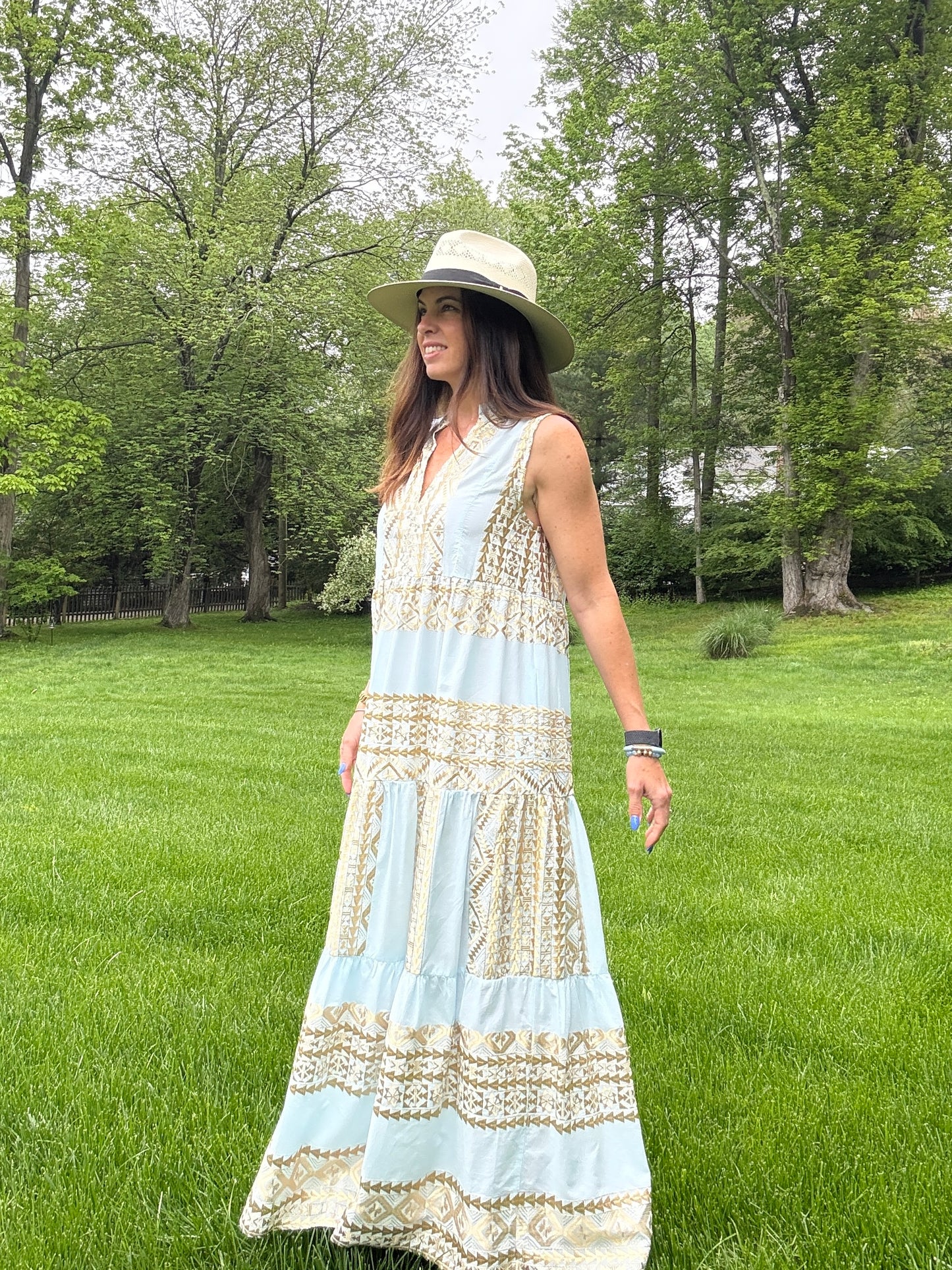 Ava Sleevless Maxi Dress