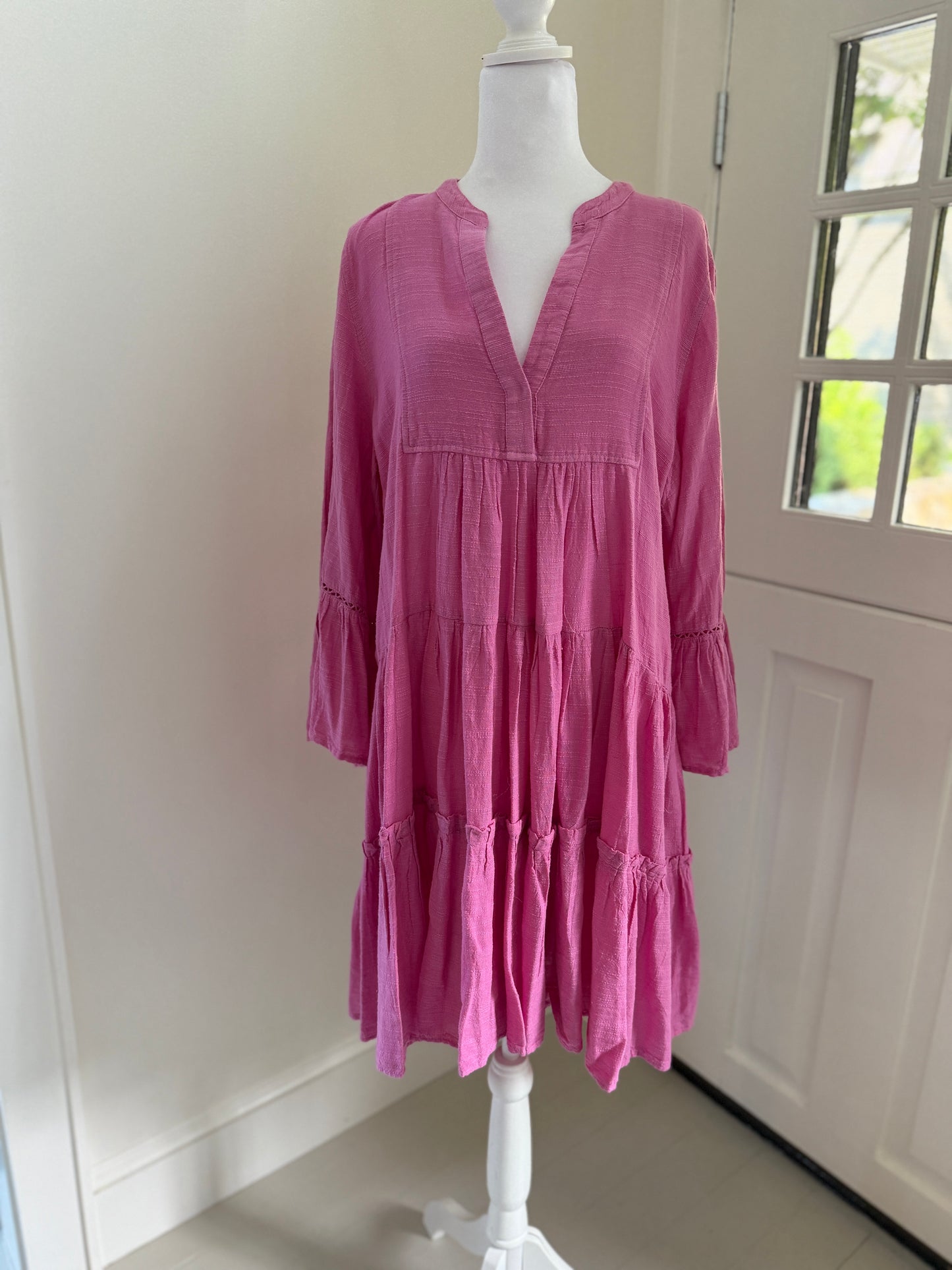 Layla Long Sleeve Cotton Dress