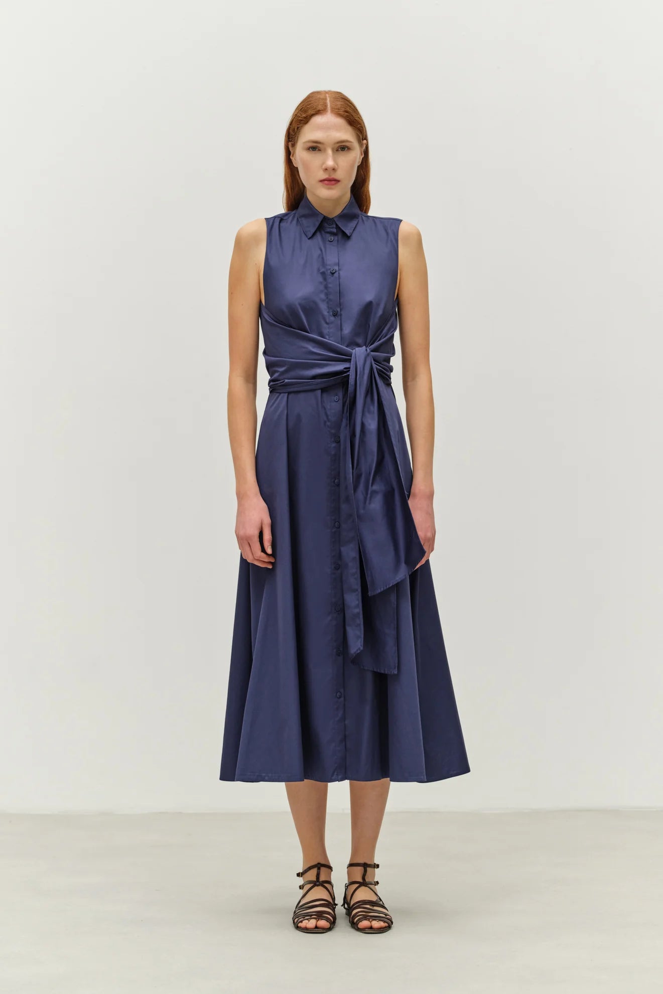 Eros Sleevles Shirt Dress