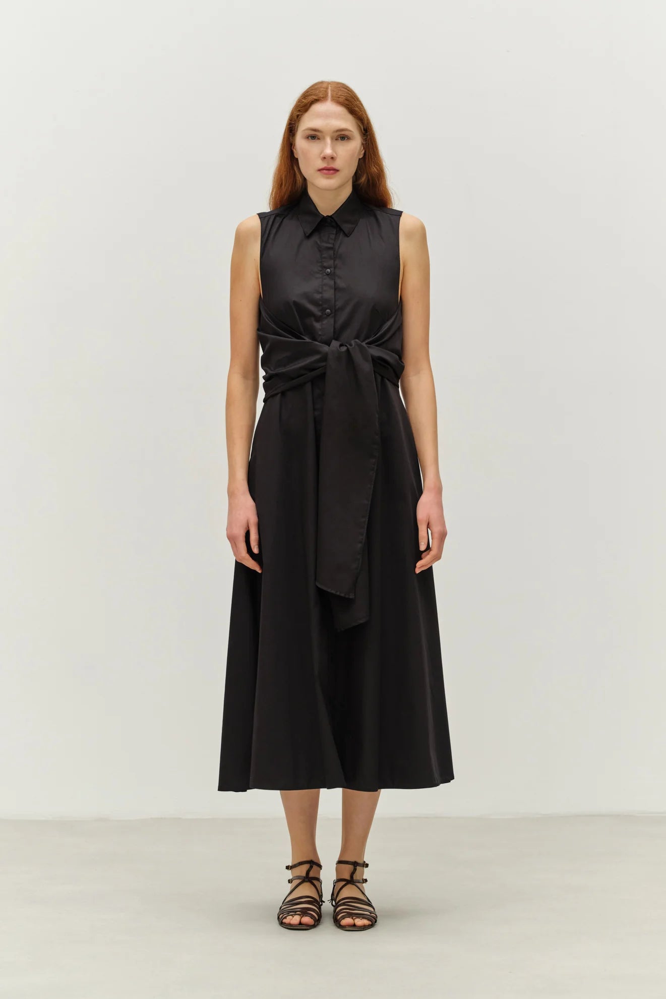 Eros Sleevles Shirt Dress