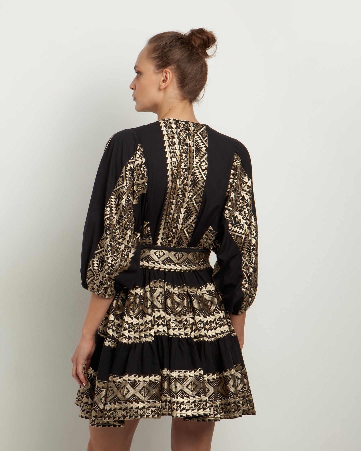 Chemisier Short Sleeve belted dress
