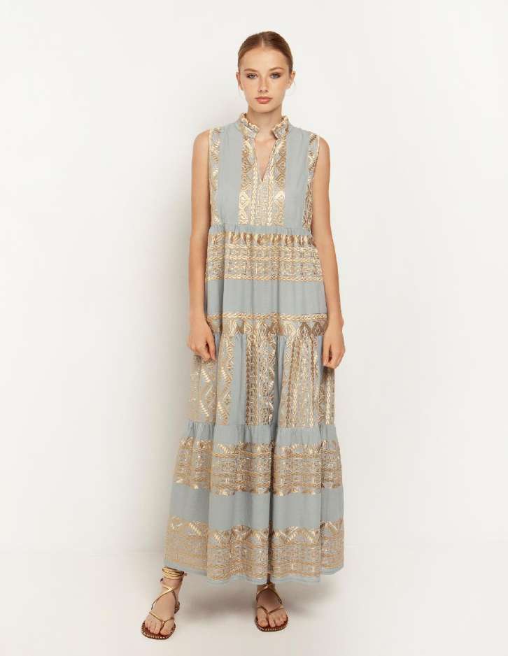Ava Sleevless Maxi Dress