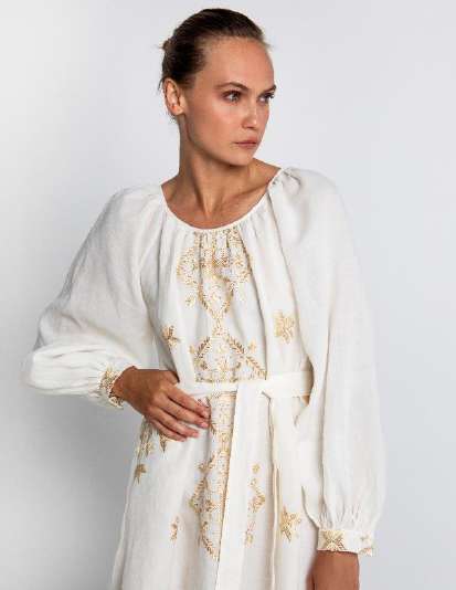 Lefkada Midi Dress with Belt