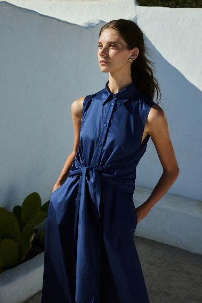 Eros Sleevles Shirt Dress