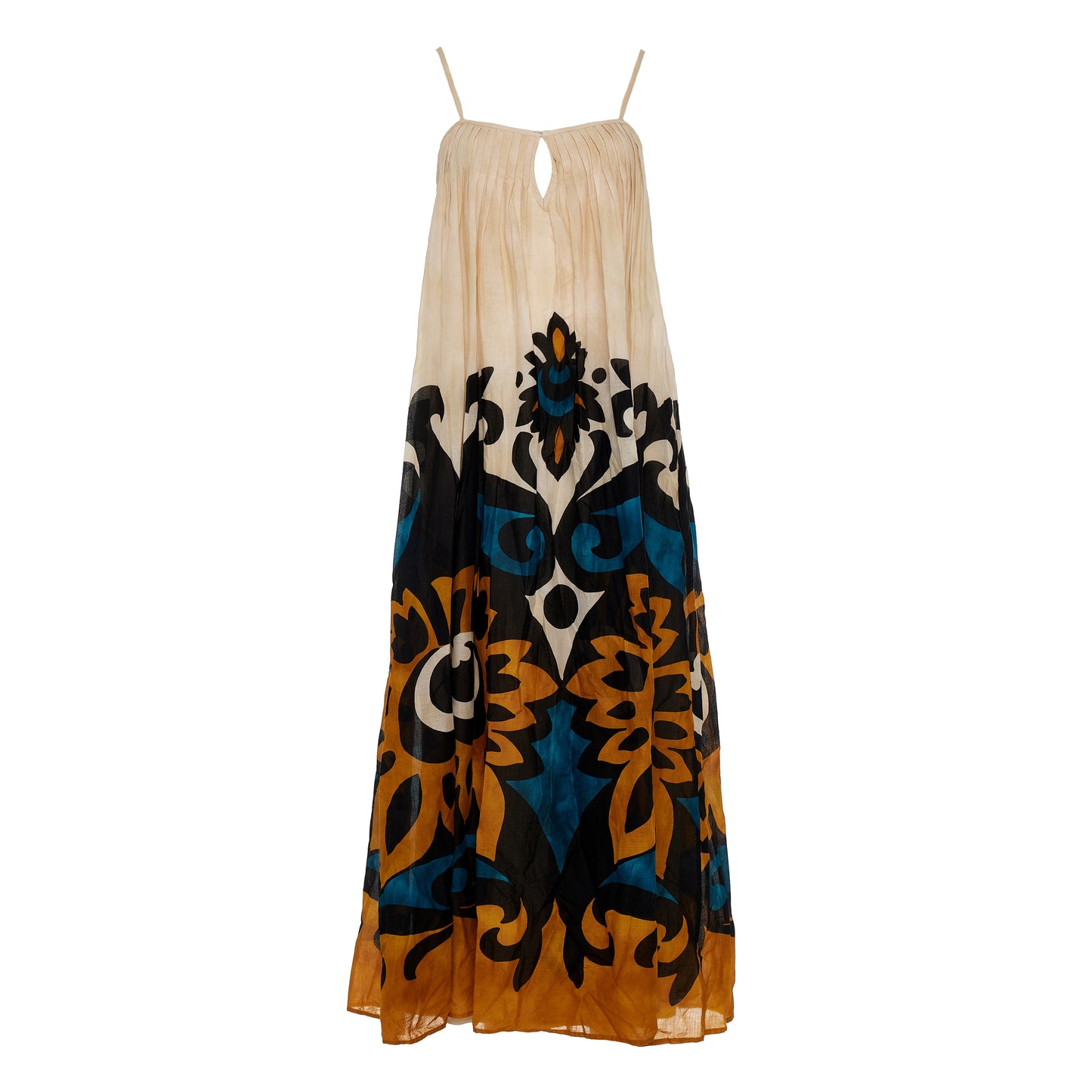 Warmth Spagetti Strap Maxi Cotton Dress