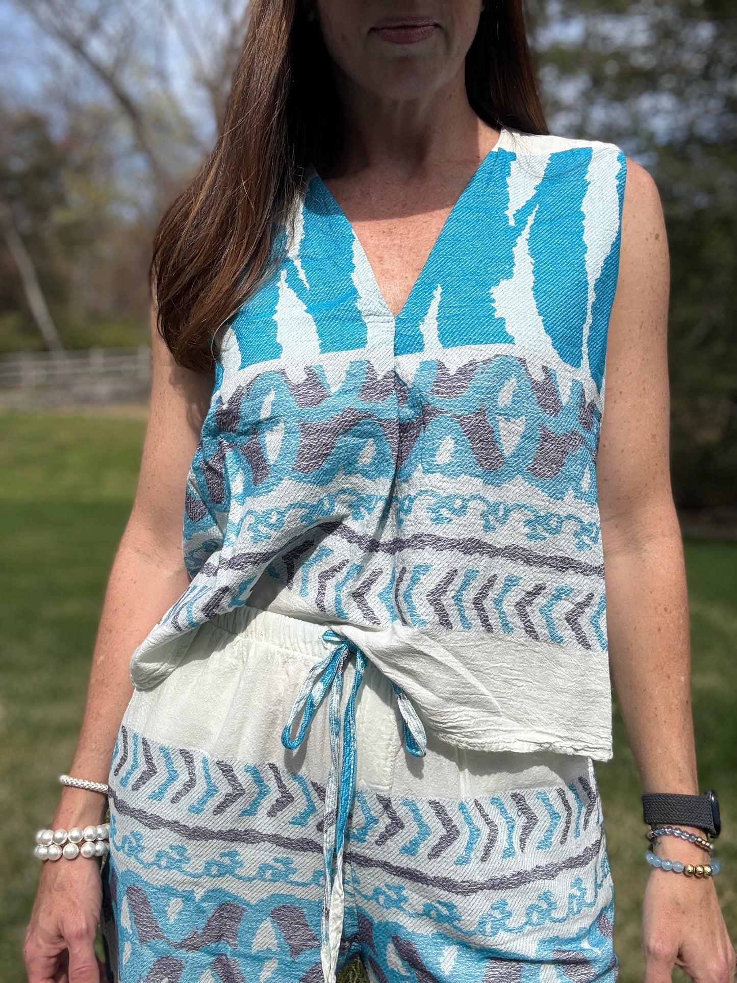 Scorpios Cotton Sleeveless Top