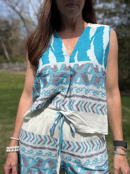 Scorpios Cotton Sleeveless Top