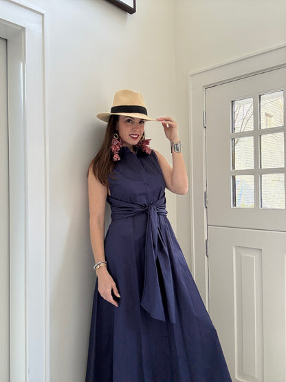Eros Sleevles Shirt Dress
