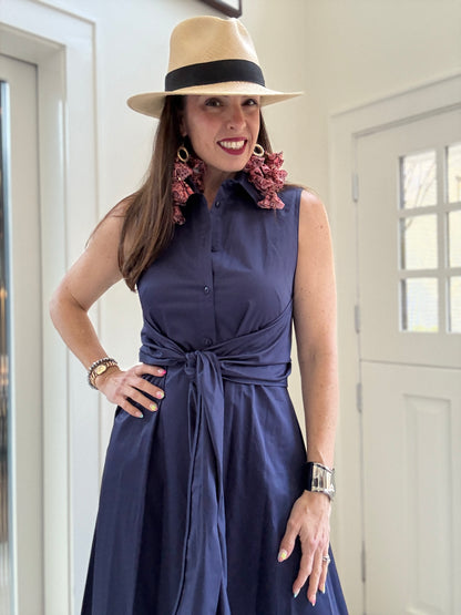 Eros Sleevles Shirt Dress