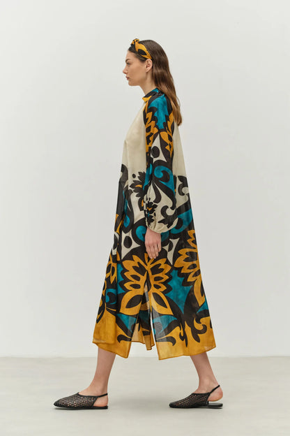 Chirpy Long Sleeve Maxi Dress