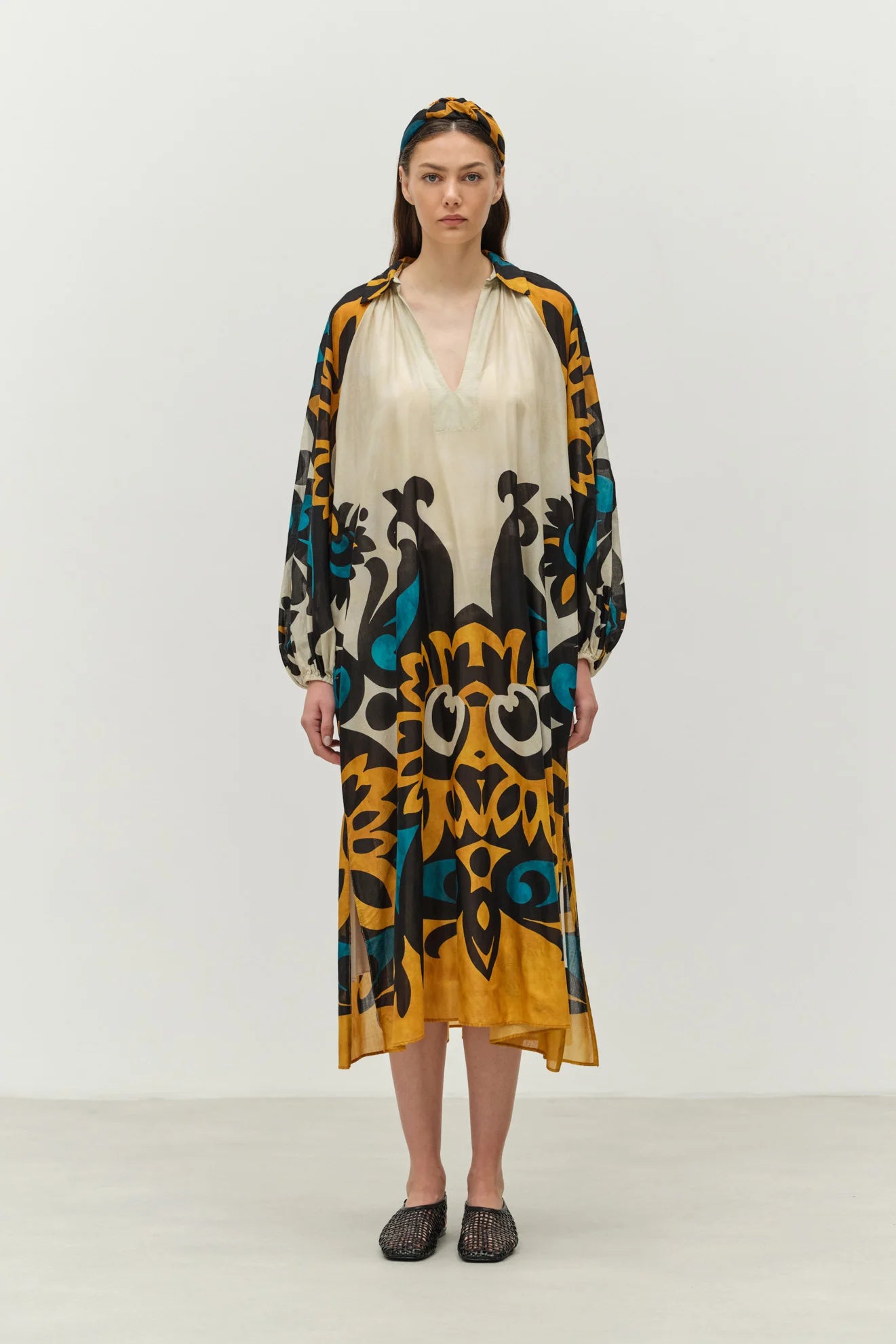 Chirpy Long Sleeve Maxi Dress