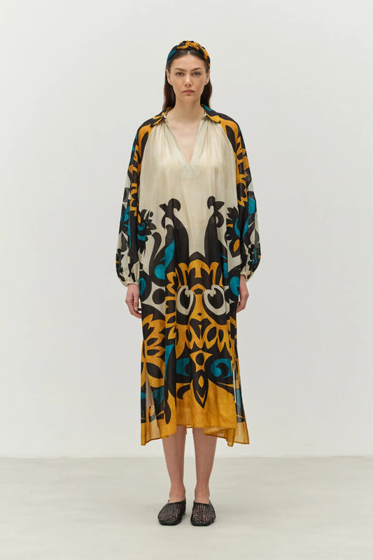 Chirpy Long Sleeve Maxi Dress