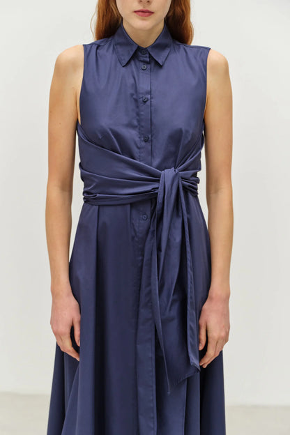 Eros Sleevles Shirt Dress