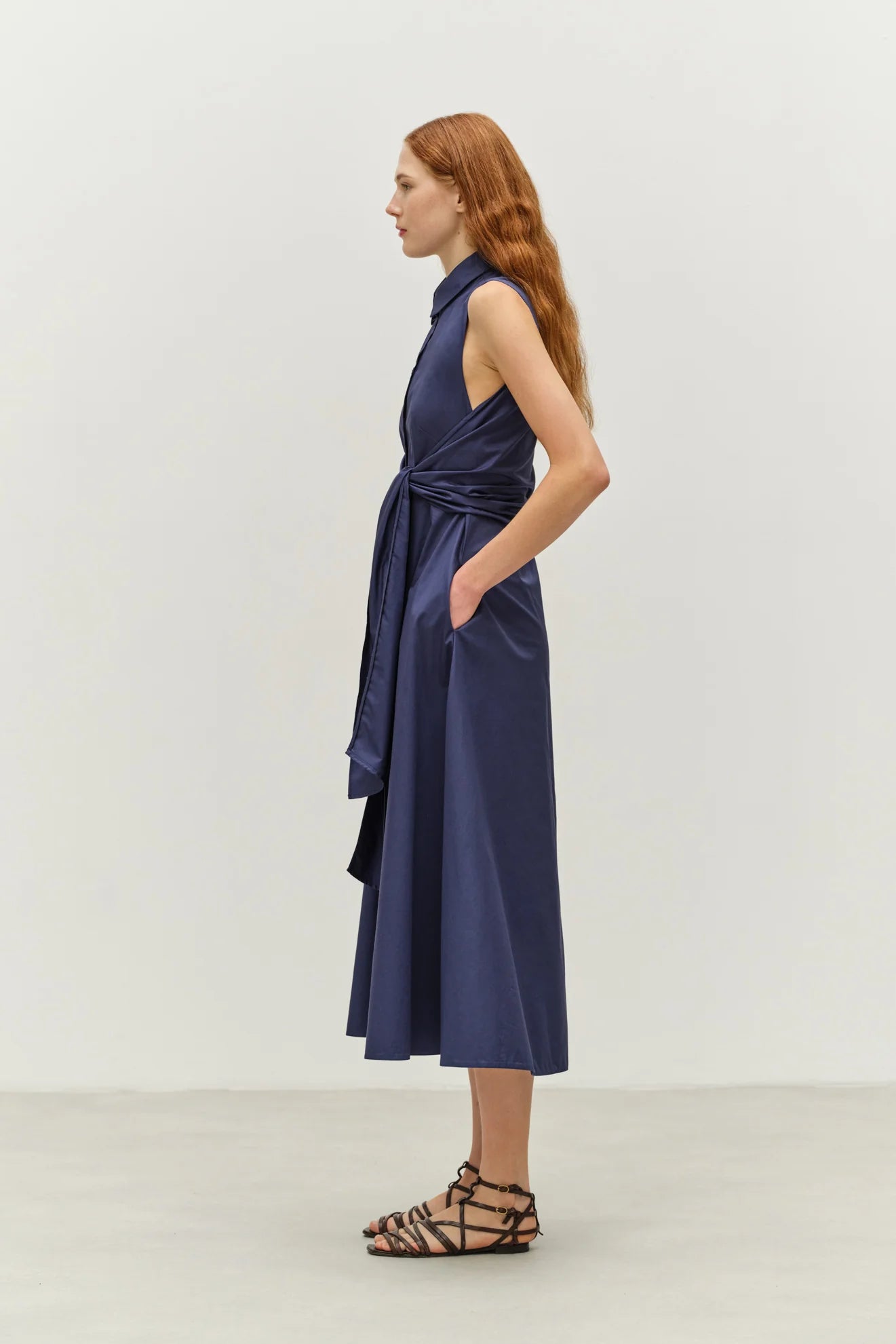 Eros Sleevles Shirt Dress