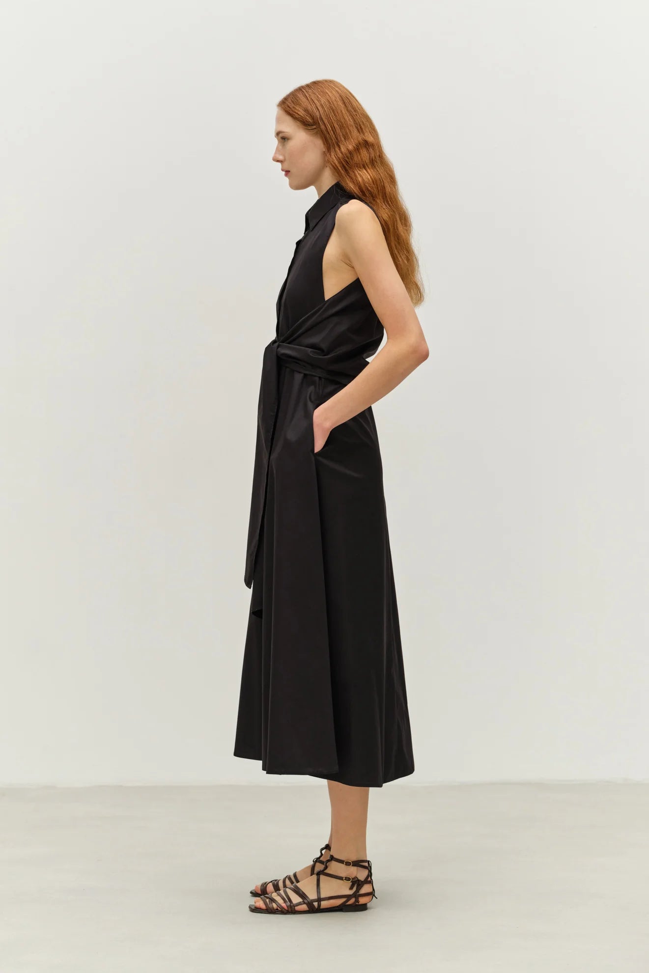 Eros Sleevles Shirt Dress