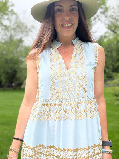Ava Sleevless Maxi Dress
