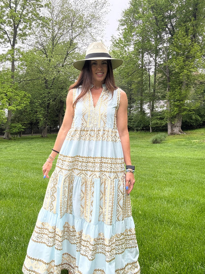 Ava Sleevless Maxi Dress