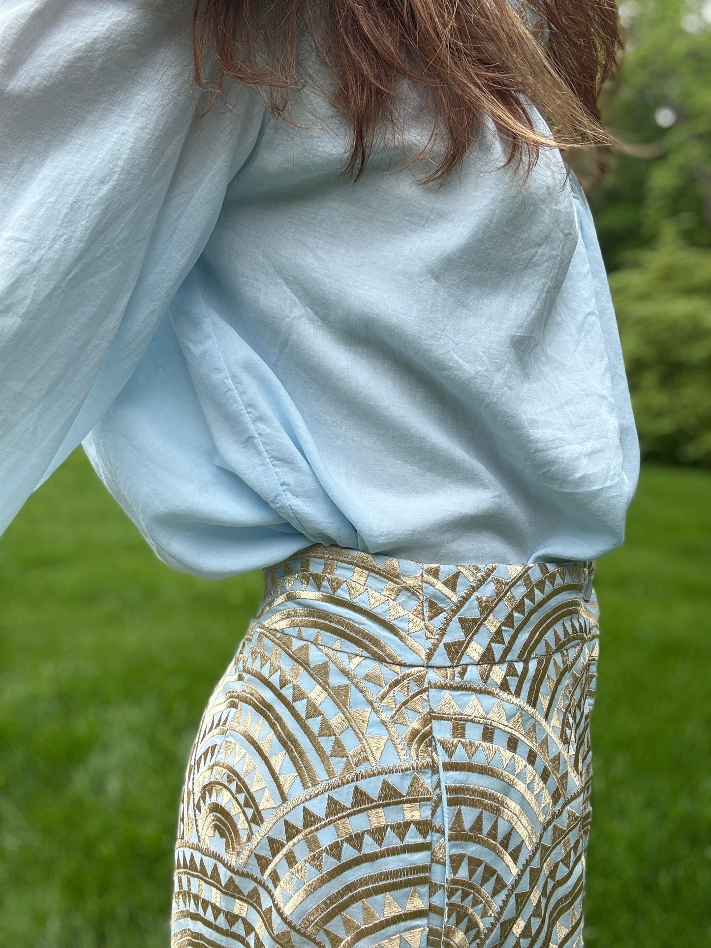 New Triangle Pleated Shorts