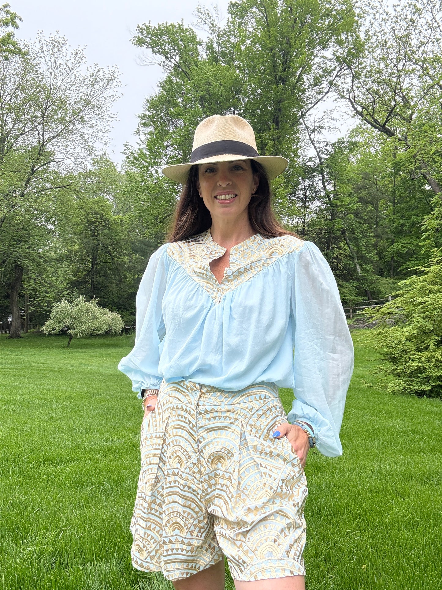 New Triangle Pleated Shorts