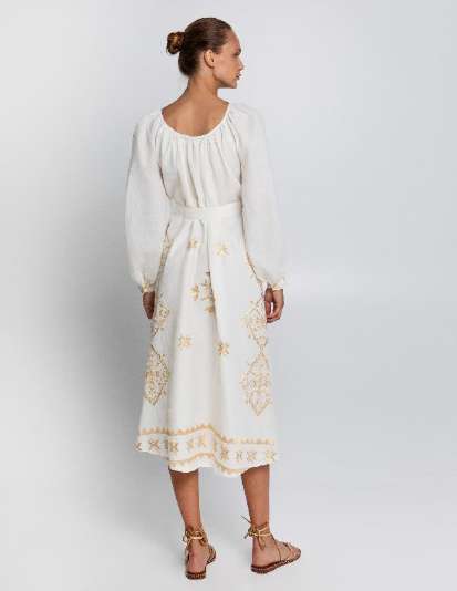 Lefkada Midi Dress with Belt
