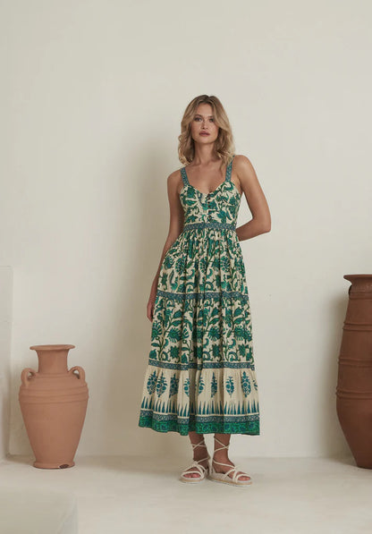 Mojo Bustier Maxi Dress
