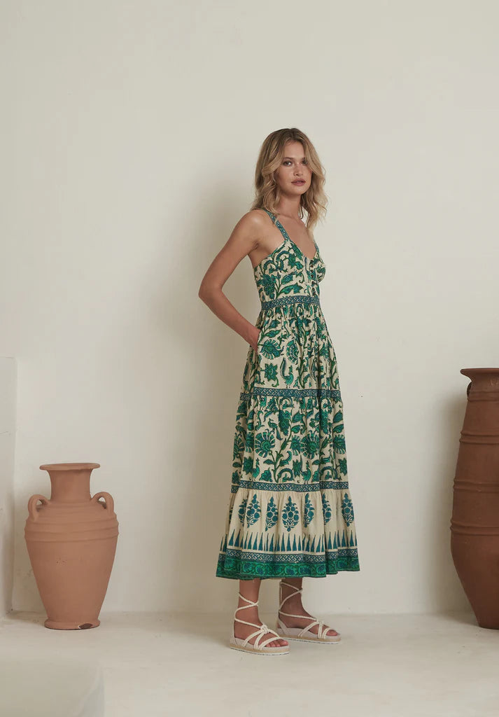 Mojo Bustier Maxi Dress